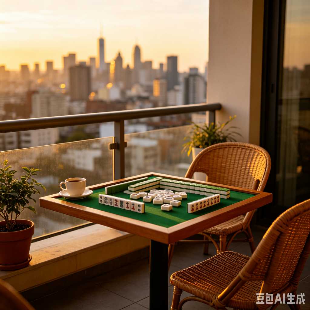 oil painting mahjong set