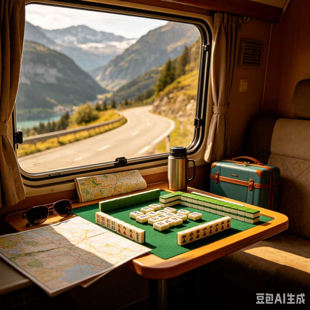 light mahjong set for easy carry