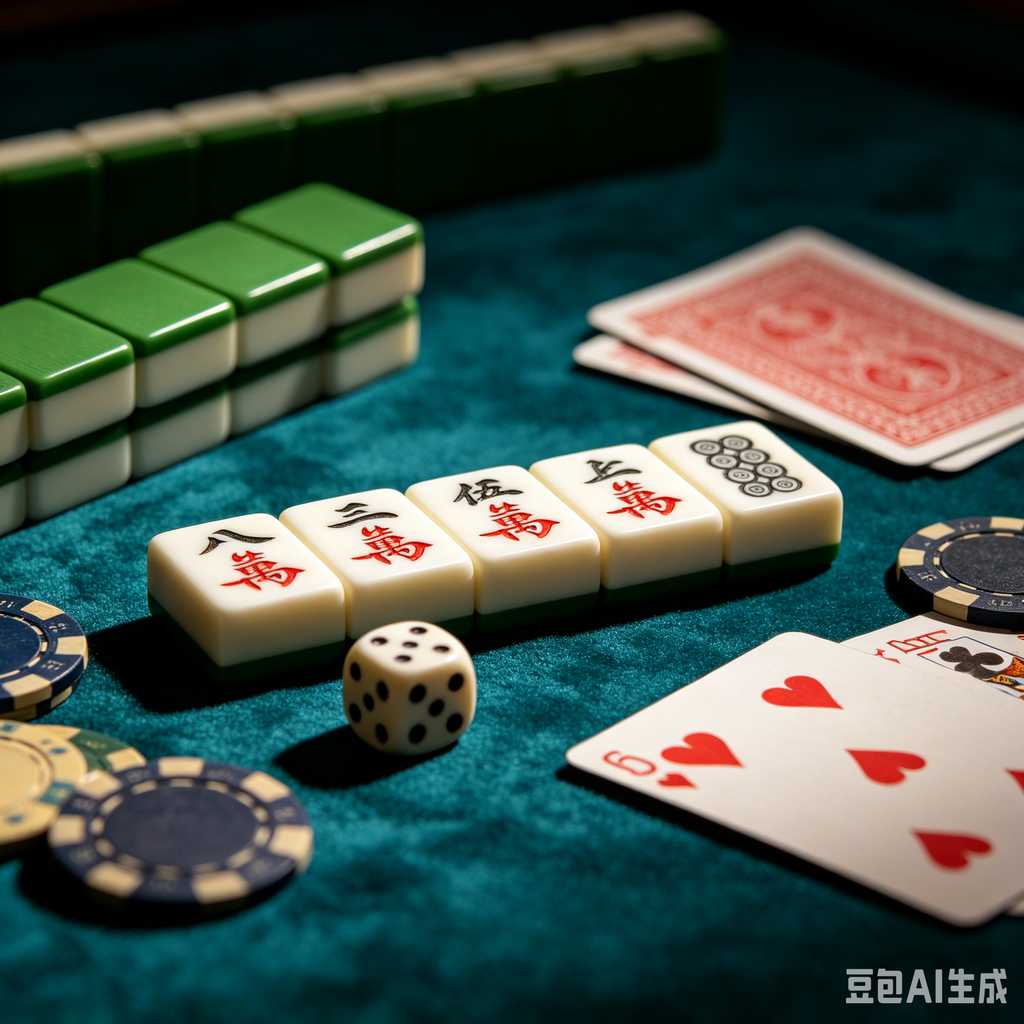 elegant text mahjong tiles
